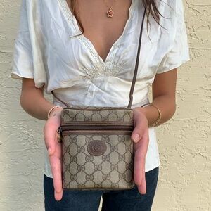 (37) GUCCI 80s Binocular Bag